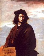 Salvator Rosa Self Portrait bbb painting